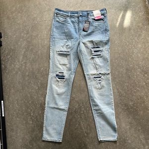 NWT SO high rise skinny jeggings size 17/34W